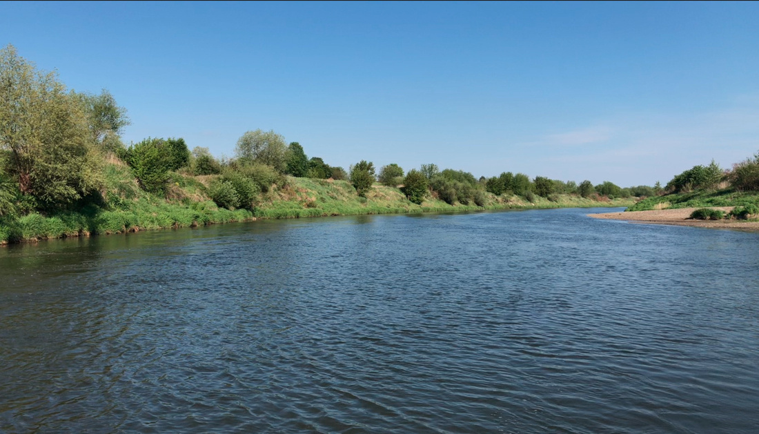 A road bike on a traditional river ferry crossing the Vistula River near Czernichów, a highlight of the local cycling routes