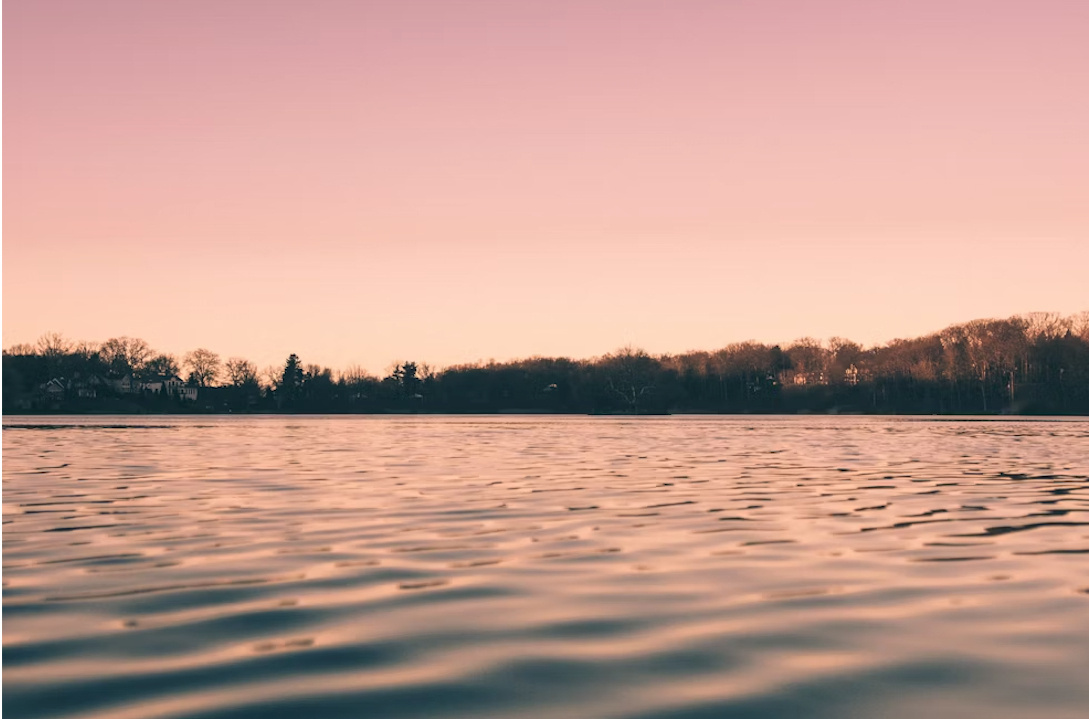 Turquoise water at Kuter Port summer destination.